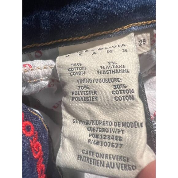 NWT Alice + Olivia Jeans Women`s H Rise Wide Leg Crop Pants Sz. 25 MSRP $275 - Picture 9 of 9